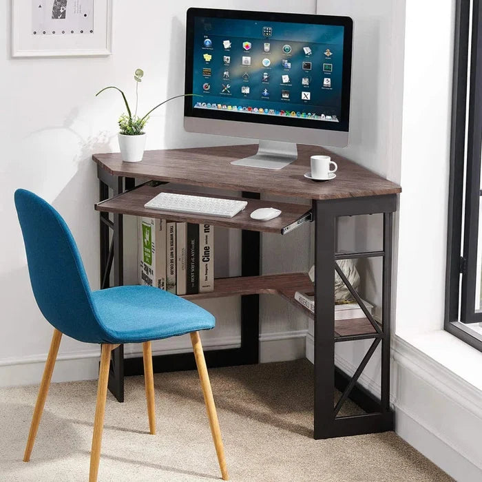 "Lambrecht Corner Desk: Stylish and Space-Efficient Design for Modern Workspaces" ouch cart