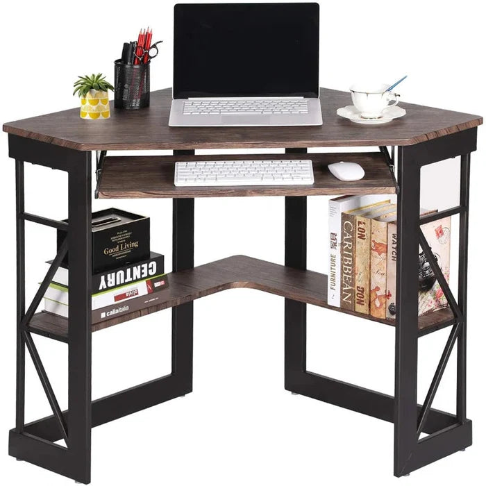 "Lambrecht Corner Desk: Stylish and Space-Efficient Design for Modern Workspaces" ouch cart