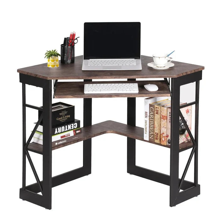 "Lambrecht Corner Desk: Stylish and Space-Efficient Design for Modern Workspaces" ouch cart