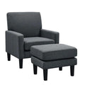 lapwai accent chair with ottoman - Ouch Cart