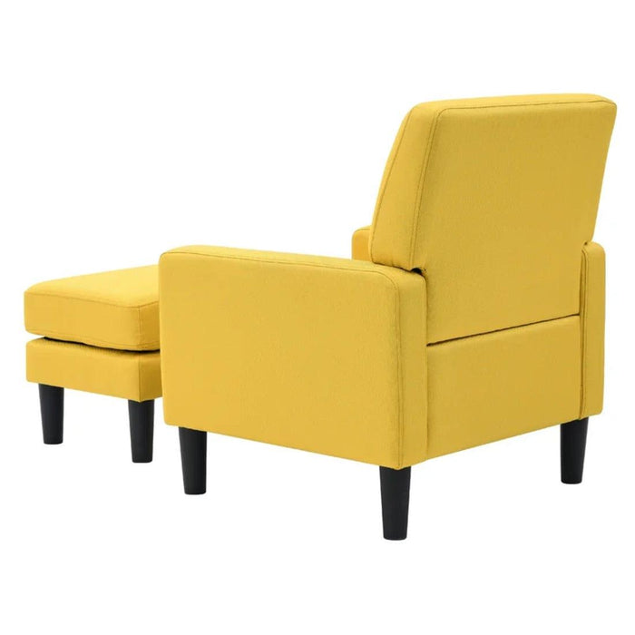 lapwai accent chair with ottoman - Ouch Cart