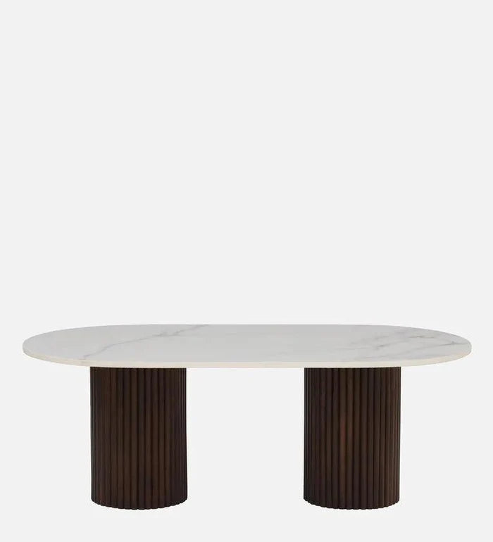 Large Coffee Table in Dark Walnut Finish - Ouch Cart