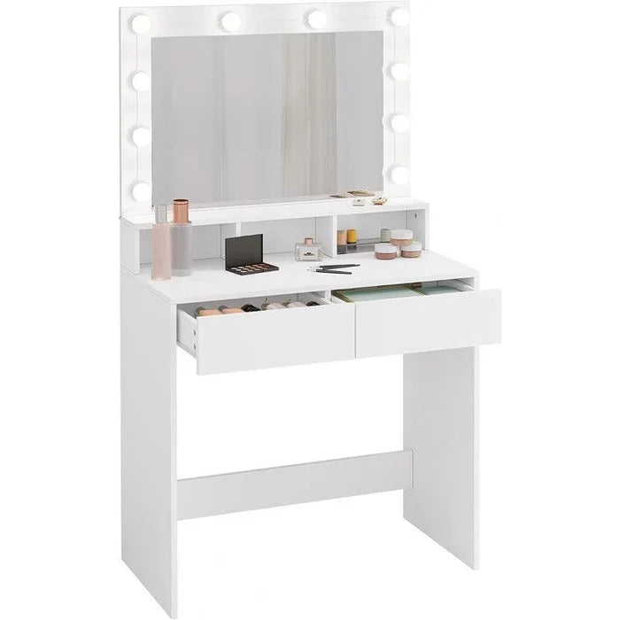 Lauri Dressing Table with Mirror - Ouch Cart