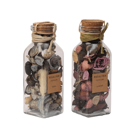 Lea Dried Floral Lavender & Ocean Blue Aromatic Potpourri Set (big) - Ouch Cart