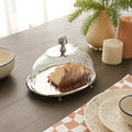 Leafy Vine cake dome Silver M.M.I. OVERSEAS