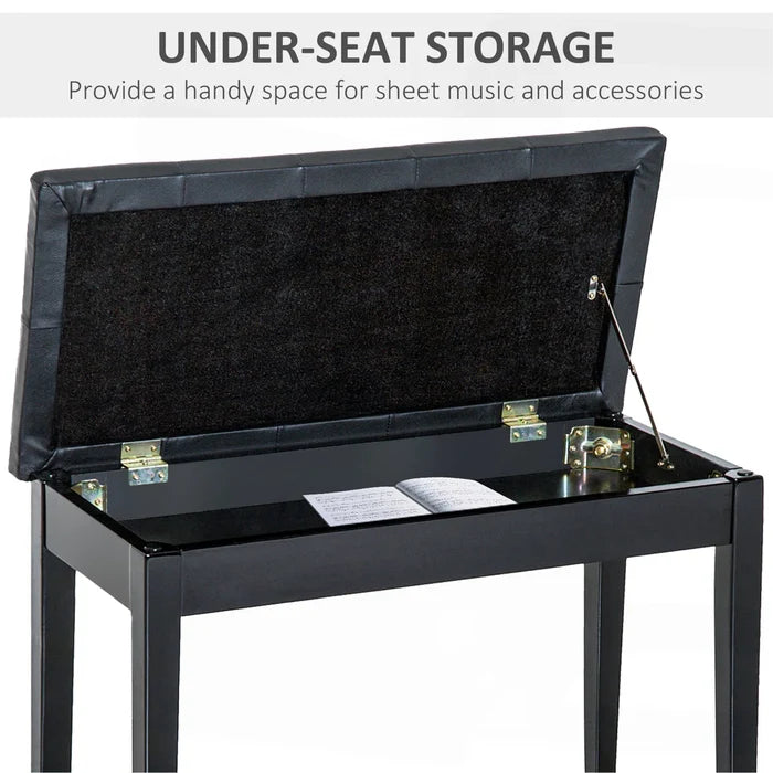 Leather Storage Bench Seat for Bedroom, Hallway & Living Room