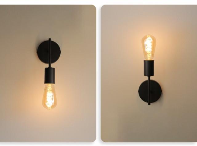 Leibal Black Metal Wall Light By SS Lightings - Ouch Cart