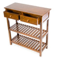Lena Solid Wood Console Table Ouch Cart