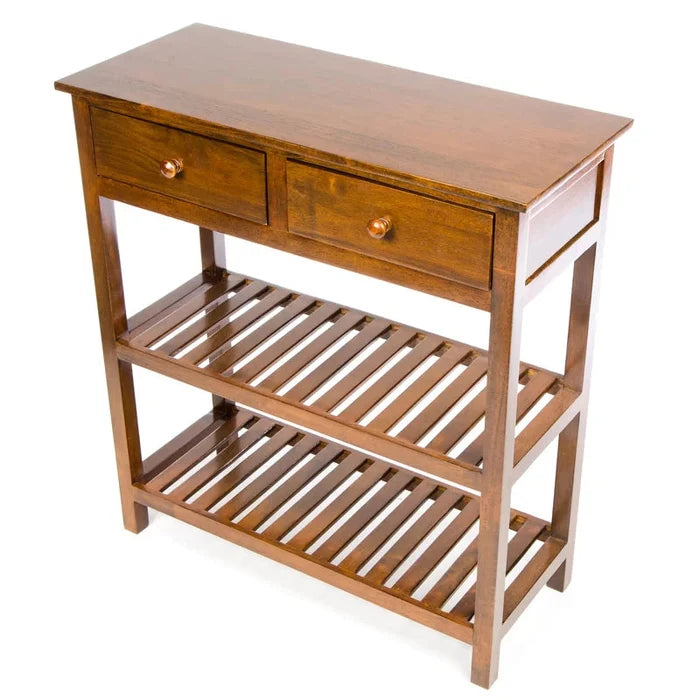 Lena Solid Wood Console Table Ouch Cart