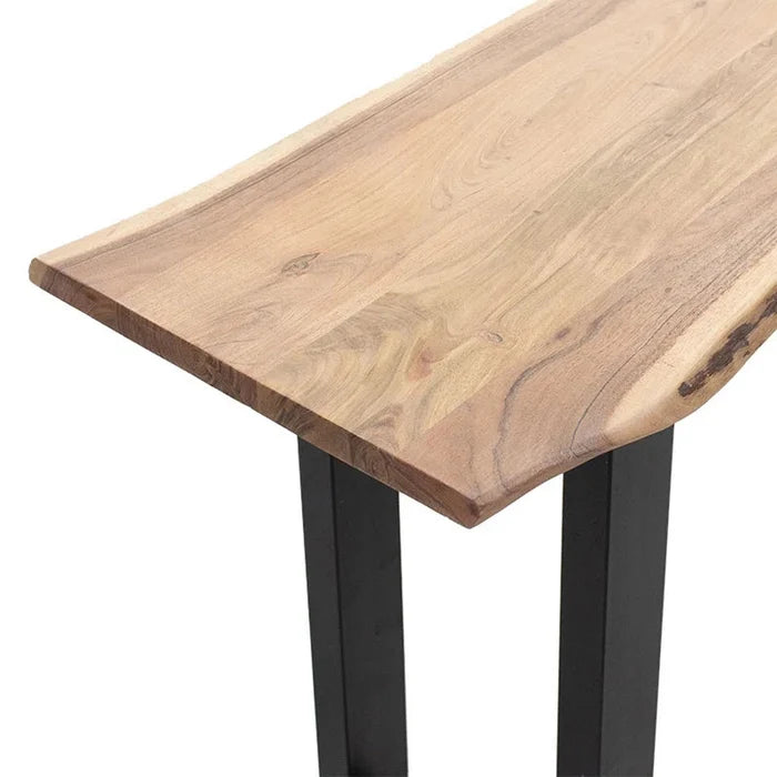 Lenna  Solid Wood Top Console Table Ouch Cart