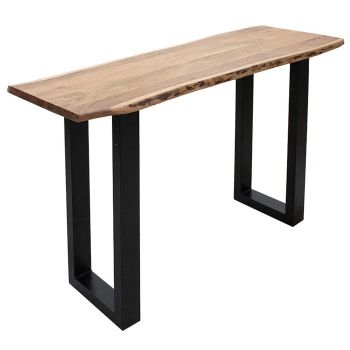 Lenna  Solid Wood Top Console Table Ouch Cart