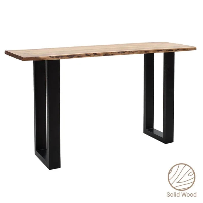 Lenna  Solid Wood Top Console Table Ouch Cart