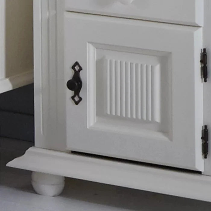Liam  Solid Wood Bedside Table Ouch Cart