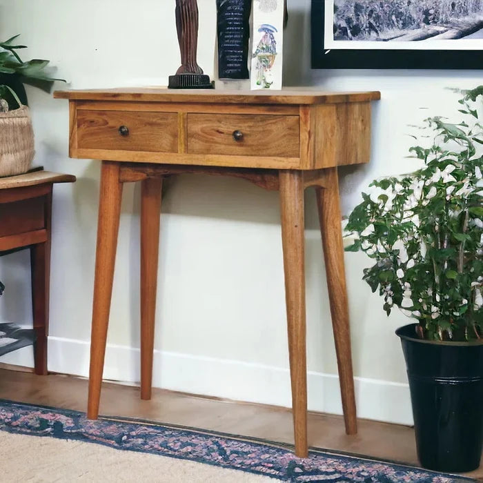 Liam   Solid Wood Console Table Ouch Cart