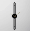 line and capsule black wallclock N.R.HOMESDECOR