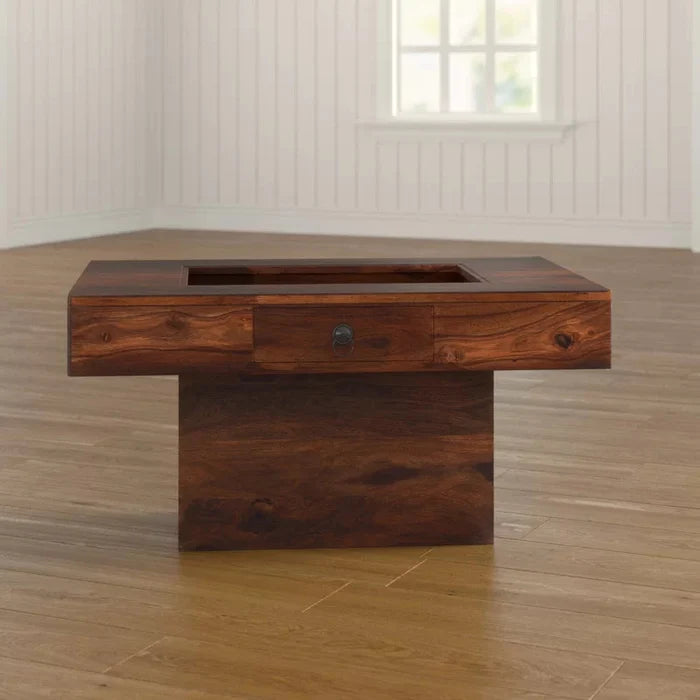 Linnea Coffee Table with Storage Ouch Cart