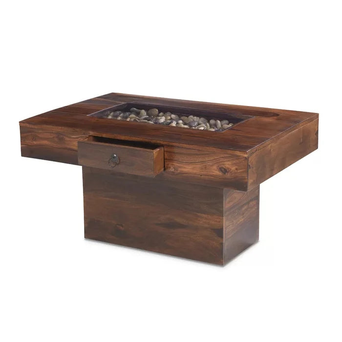 Linnea Coffee Table with Storage Ouch Cart