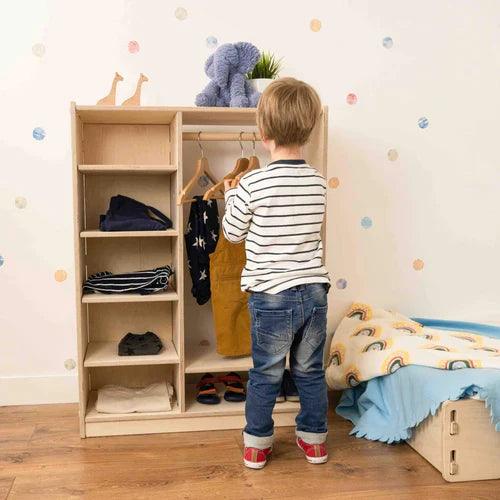 Little Montessori Wardrobe For Kids Furniture By Miza - Ouch Cart