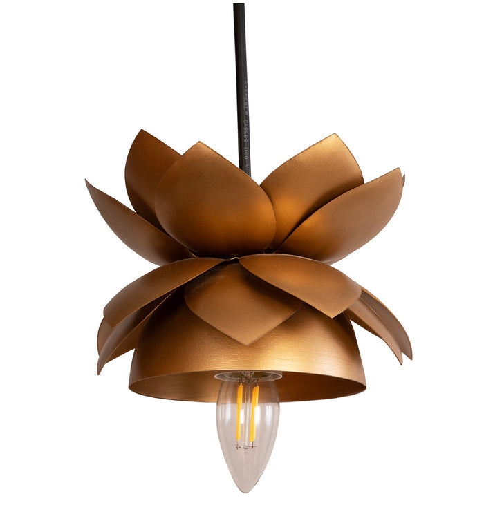 Lotus Pendant Gold Light By Shoppeefry Shoppeefry