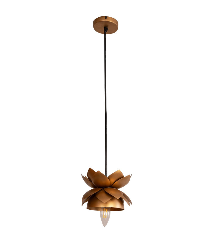 Lotus Pendant Gold Light By Shoppeefry Shoppeefry