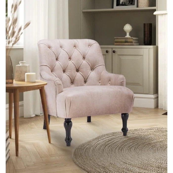 Luciana Vegan Leather Accent Chair - Ouch Cart