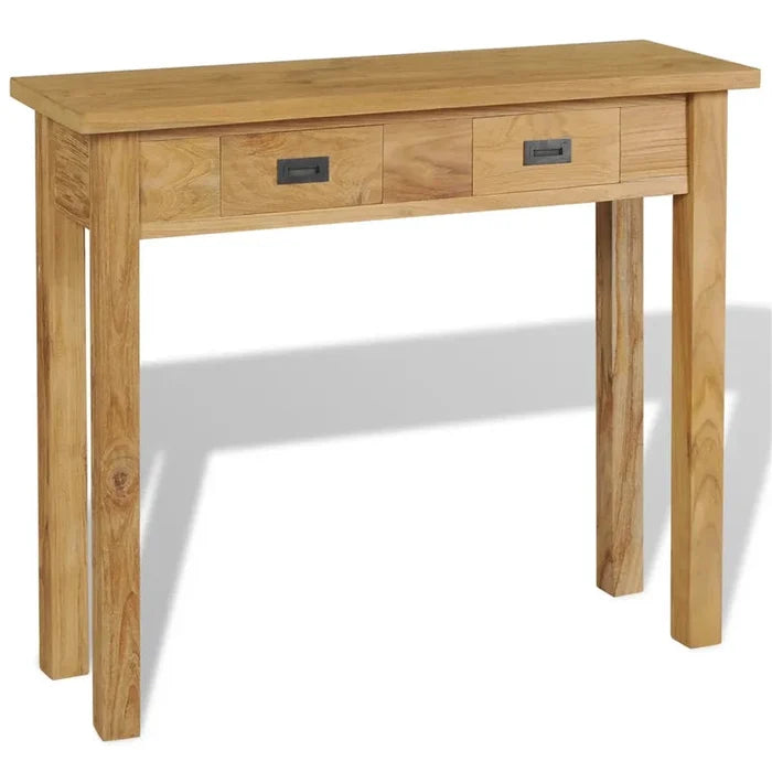 Luke  Solid Wood Console Table Ouch Cart