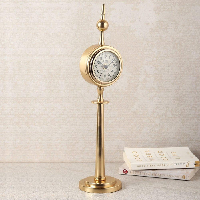 Majestic Spire Clock Gold - Ouch Cart