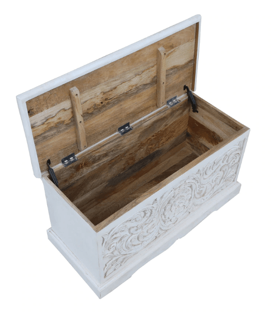 Mango Wood trunk box Living Room Table - Ouch Cart