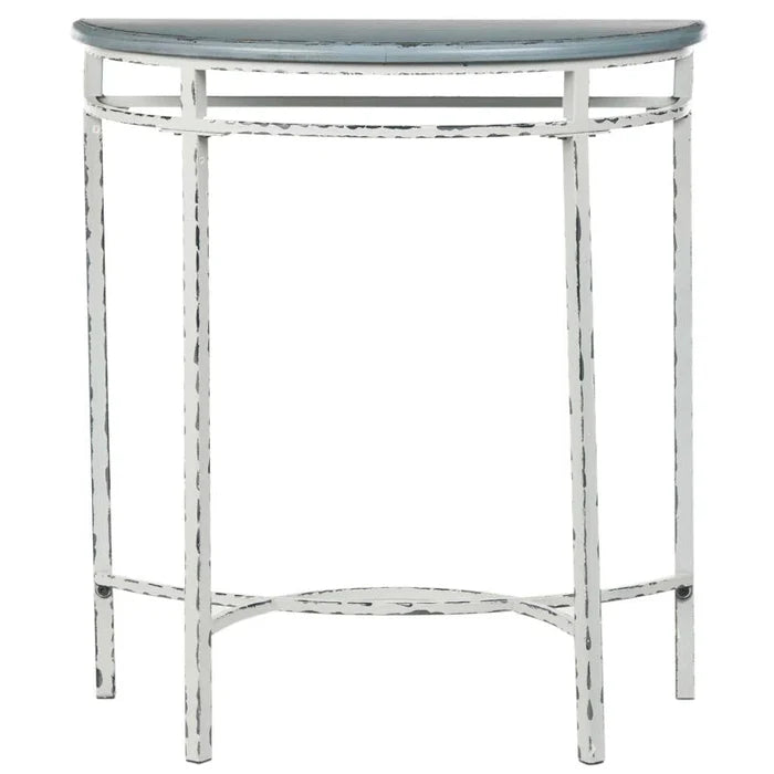 Mario  Solid Wood Top Console Table Ouch Cart
