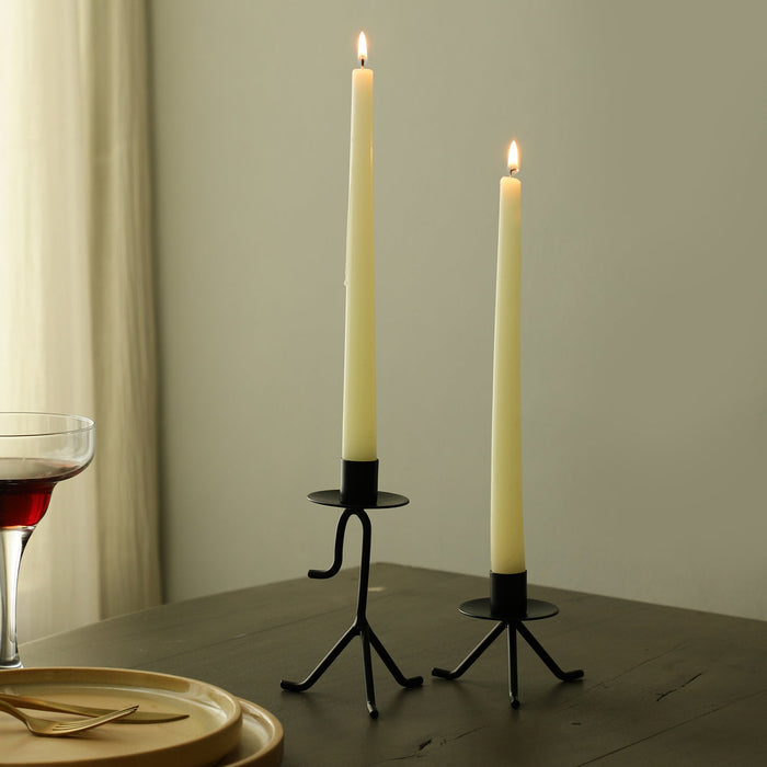 Marquesa Glow Candle Holders In Black M.M.I. OVERSEAS