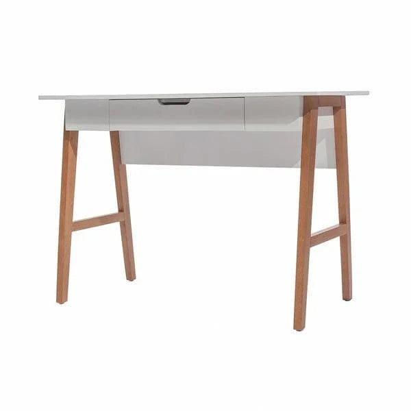 Marta Teak Wood MDF Study Table - Ouch Cart