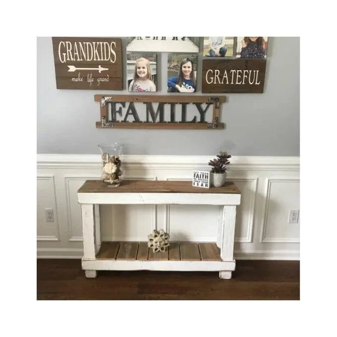 Mcchristian Solid Wood Console Table - Ouch Cart