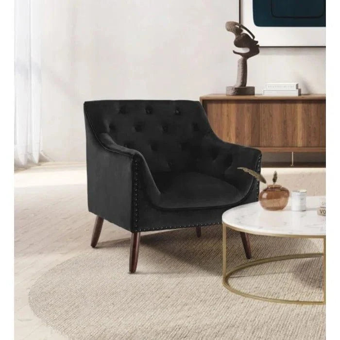 Megee Upholstered Armchair - Ouch Cart | Wing hair