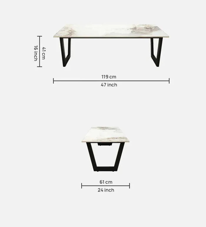 Metal Coffee Table In Multicolor Finish - Ouch Cart