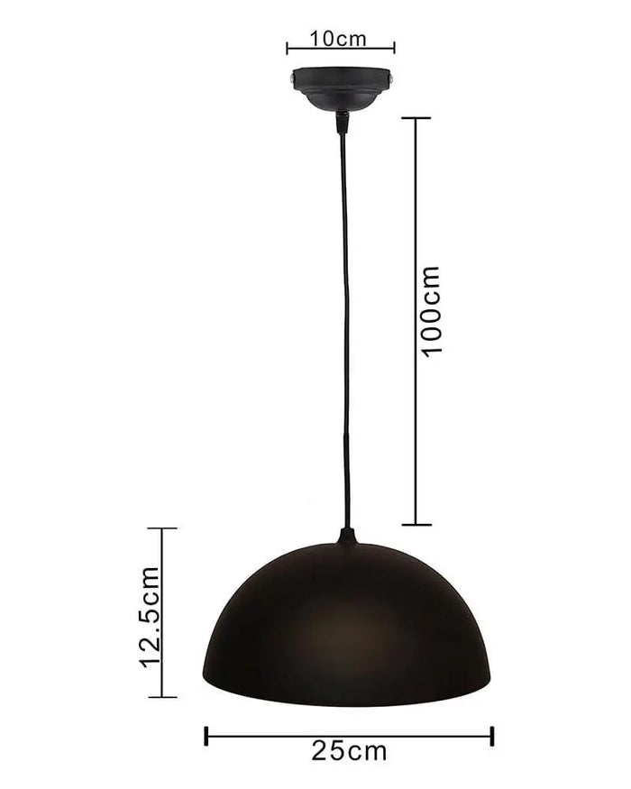 Metallic Black Home Decor Hanging Pendant Light For Home Decoration - Ouch Cart