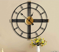 Metallic Cross Way Wall Clock N.R.HOMESDECOR