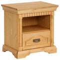 Mila Solid Wood Bedside Table Ouch Cart