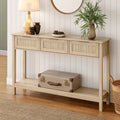 Milan  Solid Wood Console Table Ouch Cart