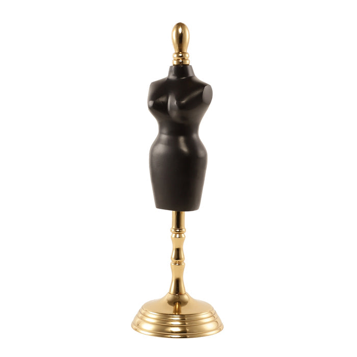 Miniaturised mannequin in Black Gold finish M.M.I. OVERSEAS