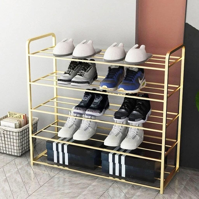 MODERN 5 -Tier Metal Shoe Rack. - Ouch Cart