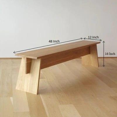 Modern Affordable Sitting Bench / Entry Low Console / Working Table - Ouch Cart