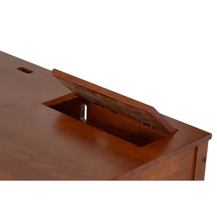 Modern Writing Desk with Spacious Surface and Practical Storage ouch cart