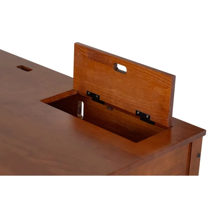 Modern Writing Desk with Spacious Surface and Practical Storage ouch cart