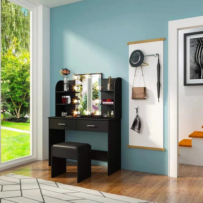 Moe Dressing Table with Mirror - Ouch Cart