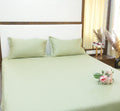 Moss Gray Striped Bedding Set - Ouch Cart