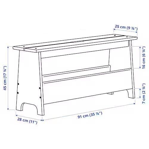 Multipurpose Bench Work For Bedroom/Dining Hall By Miza - Ouch Cart