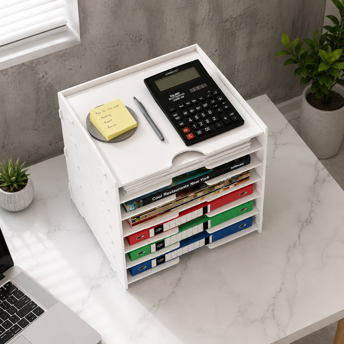Multipurpose Stationery & File Storage Rack for Office & Study OUCH CART