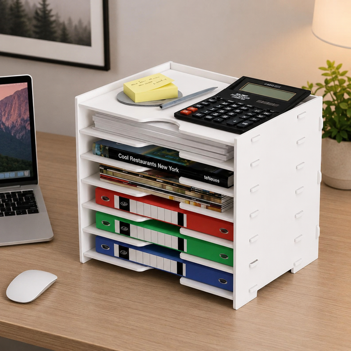 Multipurpose Stationery & File Storage Rack for Office & Study OUCH CART