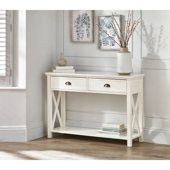 Nanami Solid Wood Console Table Ouch Cart