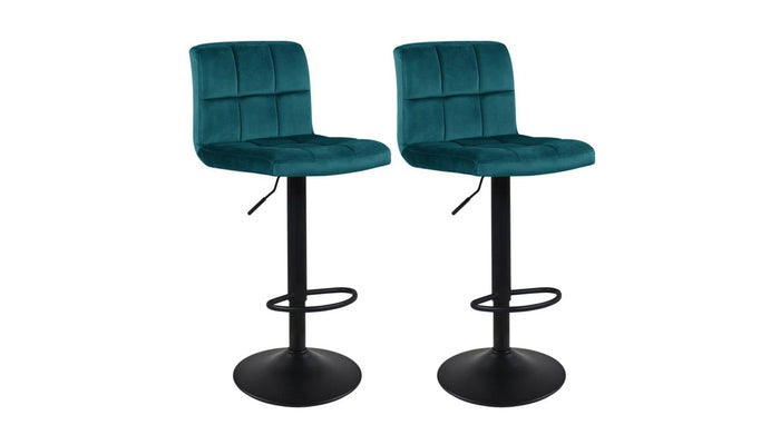 NEO SWIEL ADJUSTABLE BAR STOOL SET OF 2 - Ouch Cart